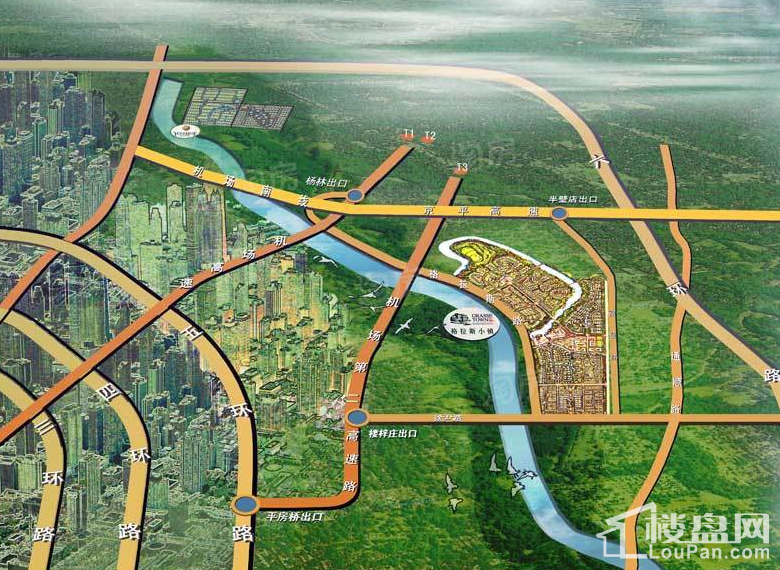 格拉斯小镇位置图