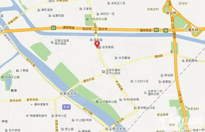 京贸国际城位置图