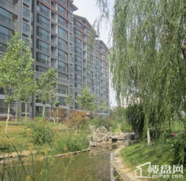 水墨林溪实景图