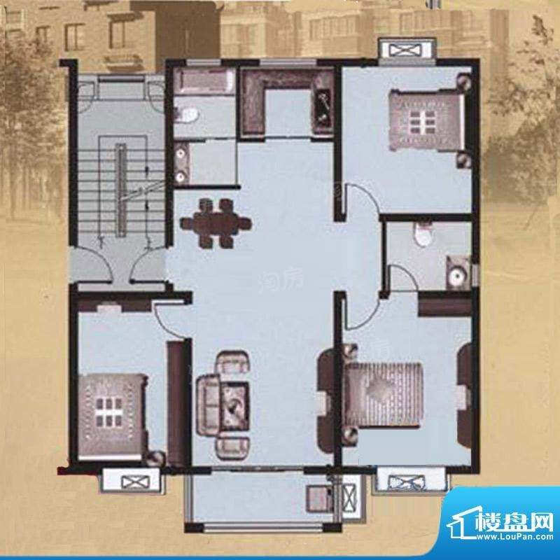 东方名城和园配套图