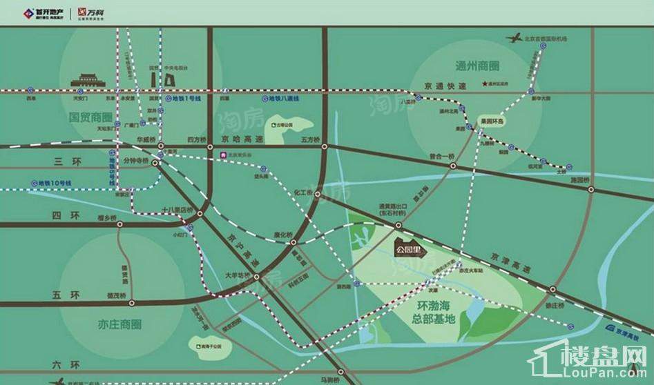 万科·翡翠四季位置图