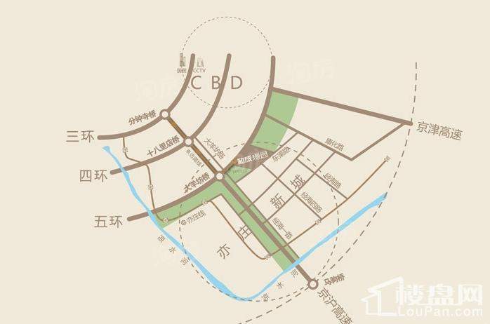 和成璟园位置图