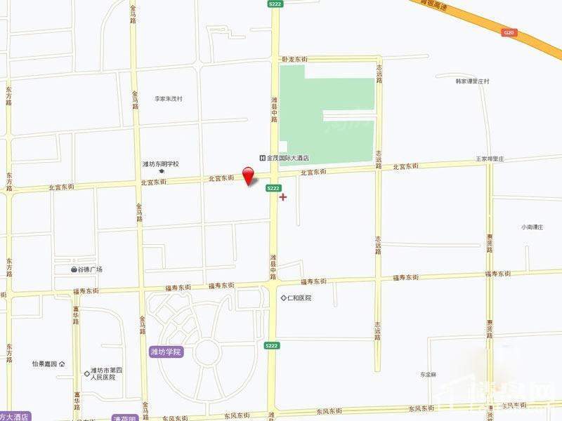 北大锦城位置图