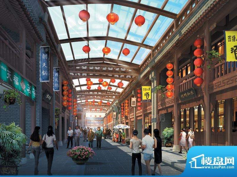 潍坊十笏园商业文化街区效果图