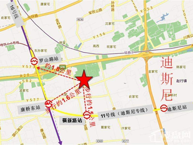 旭辉亚瑟郡位置图