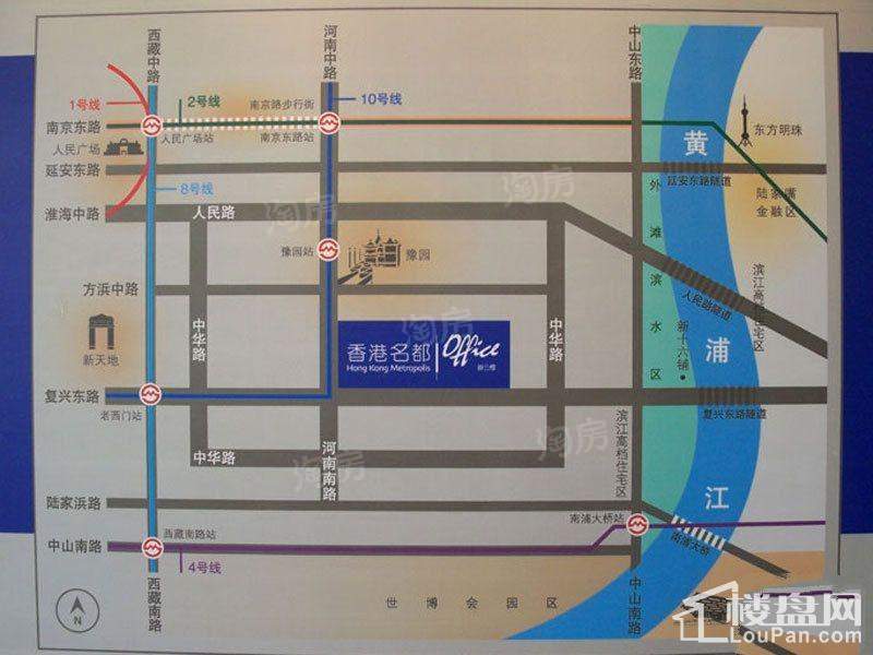 香港名都位置图