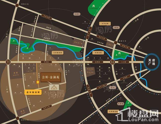 会所金澜苑位置图