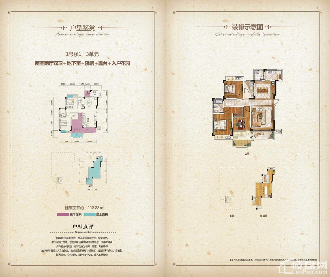 洋房1号楼1、3单元02户型