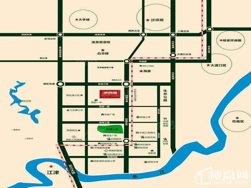 尚江宸溪香苑位置图