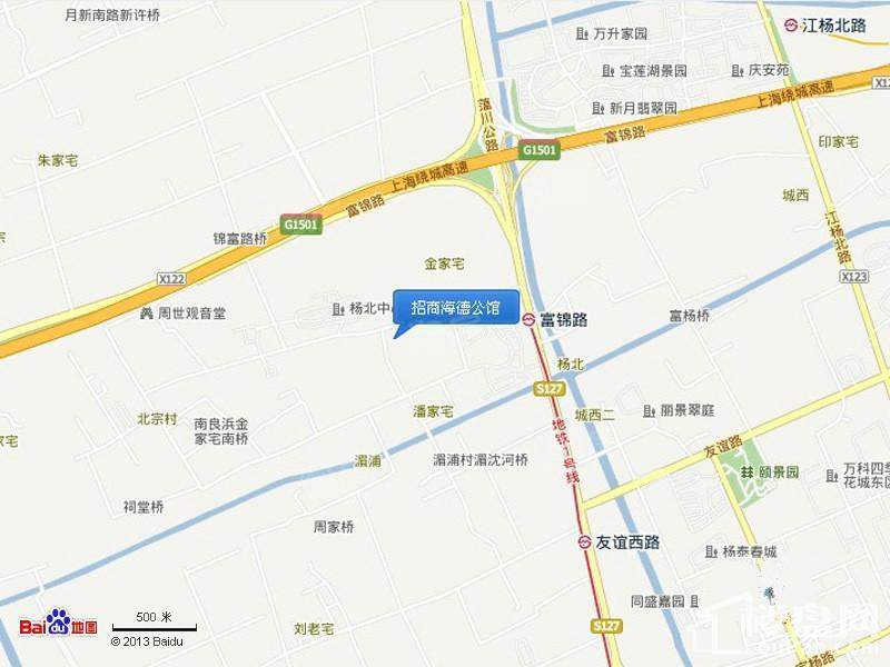 招商海德名门位置图