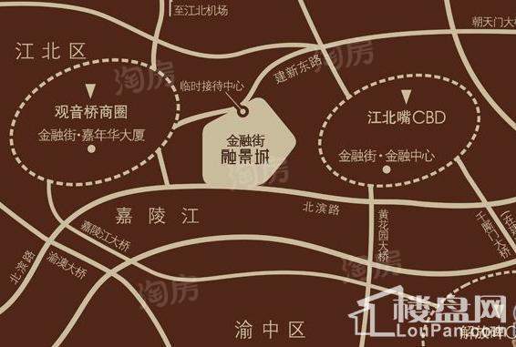 金融街融景城位置图
