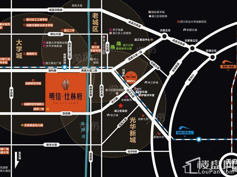 明信仕林府位置图