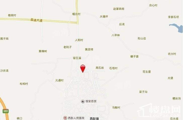 尚江宸溪香苑位置图