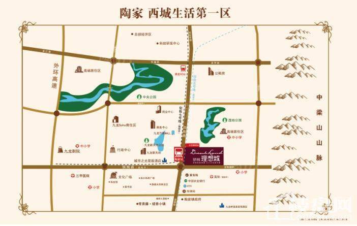 骄杨理想城位置图