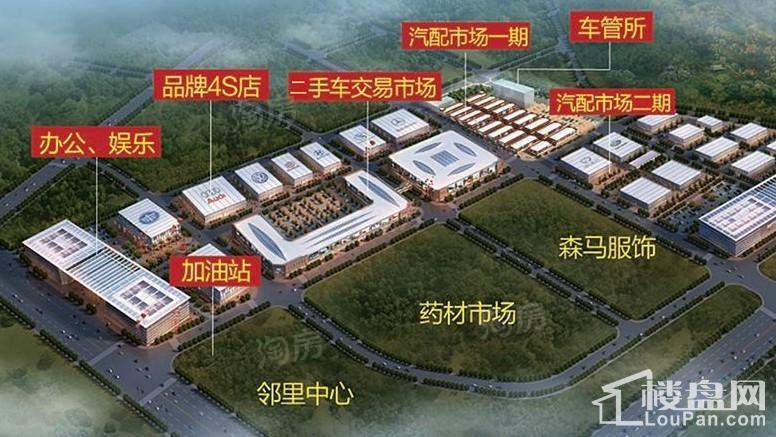 温州潘桥国际汽车城效果图