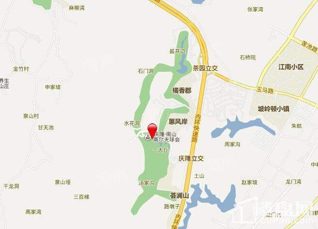 庆隆南山国际社区位置图