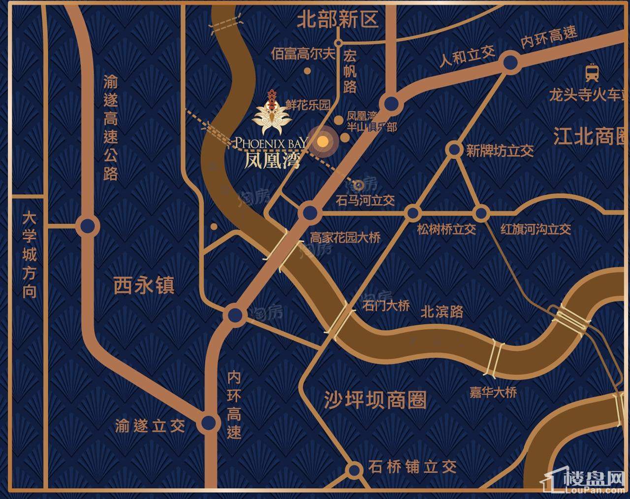 凤凰湾位置图