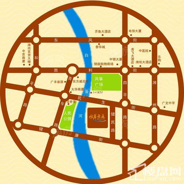 水岸华庭位置图