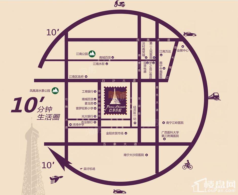 巴黎香醍位置图