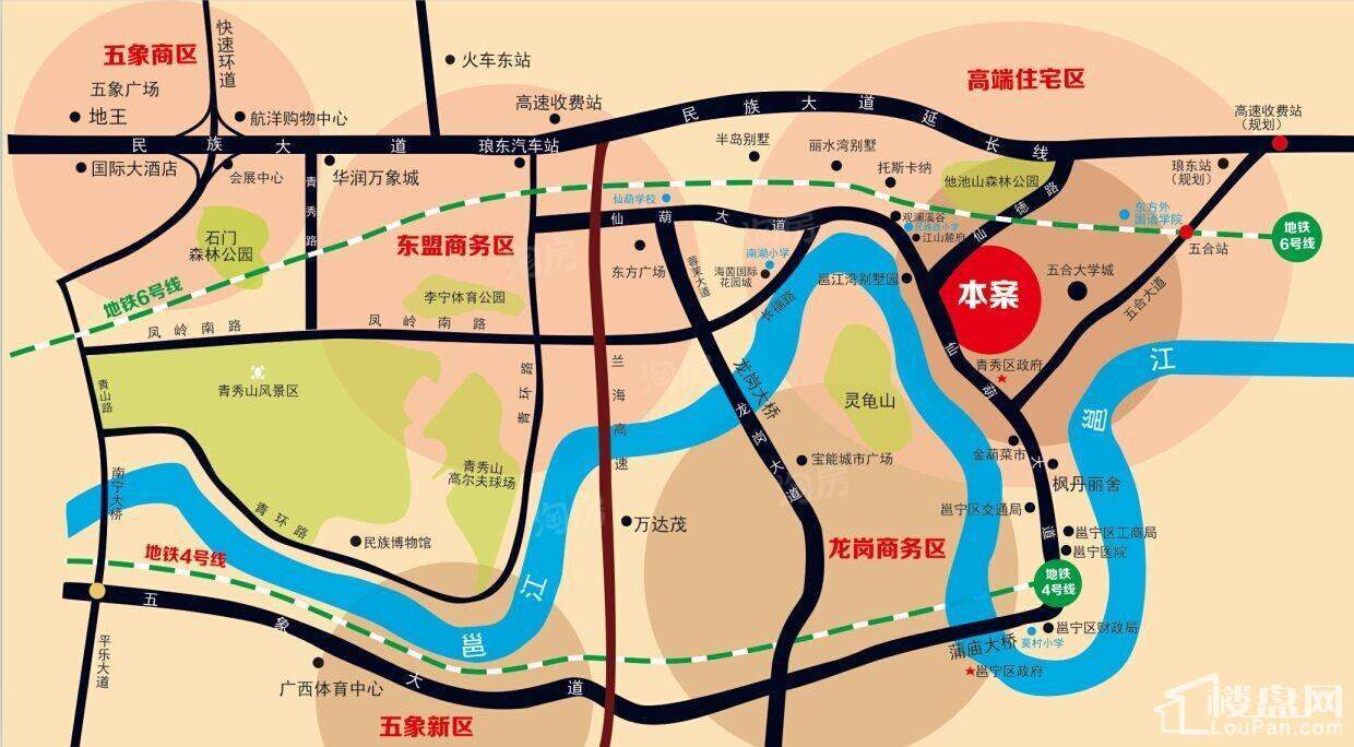 邕江湾二期位置图