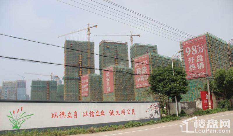 荣安月圆实景图
