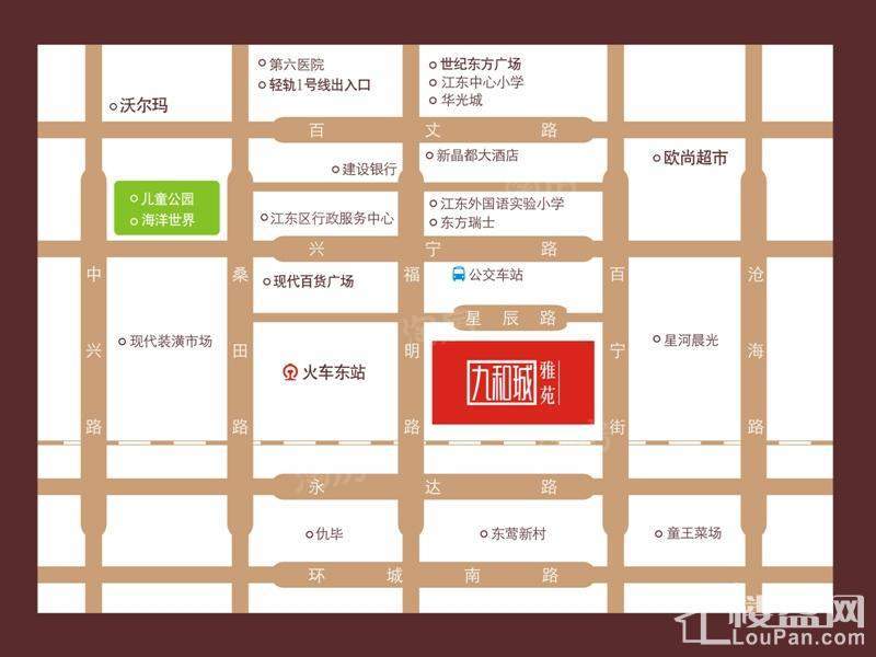 九和珹雅苑位置图