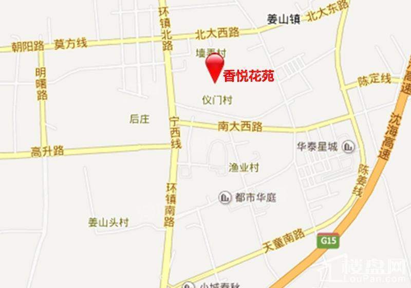 香悦花苑位置图