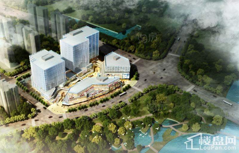 世茂日湖中心效果图