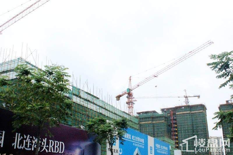 世茂日湖中心实景图