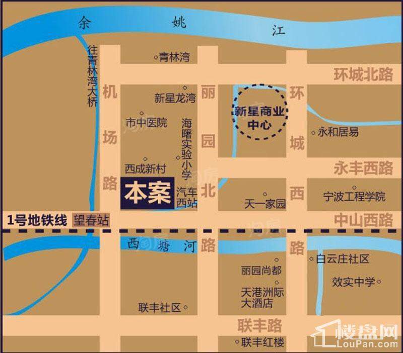 阳光豪生酒店公寓位置图