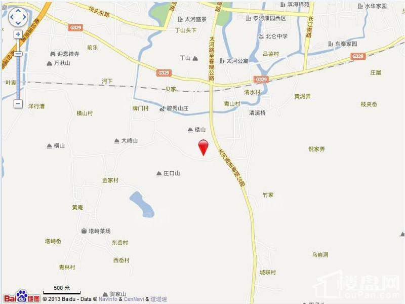 金亿九峰壹号位置图