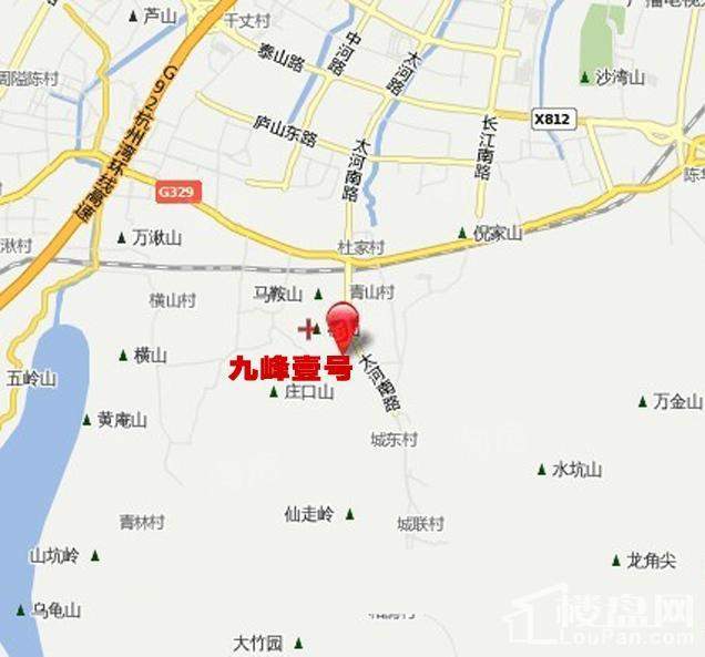 金亿九峰壹号位置图