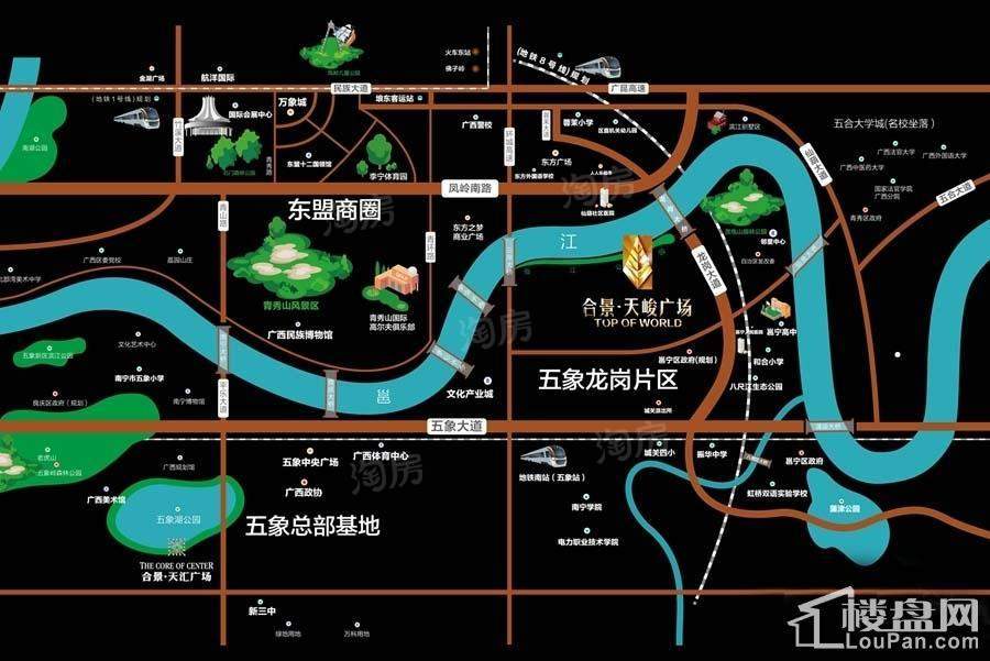 合景天峻广场位置图