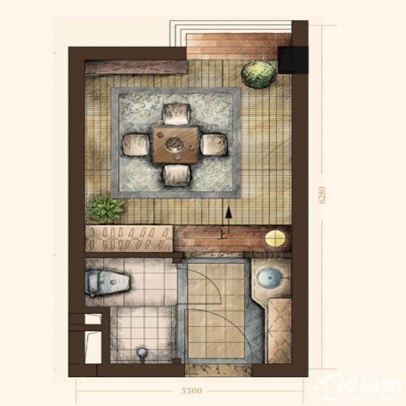 恒元悦居休闲里户型图