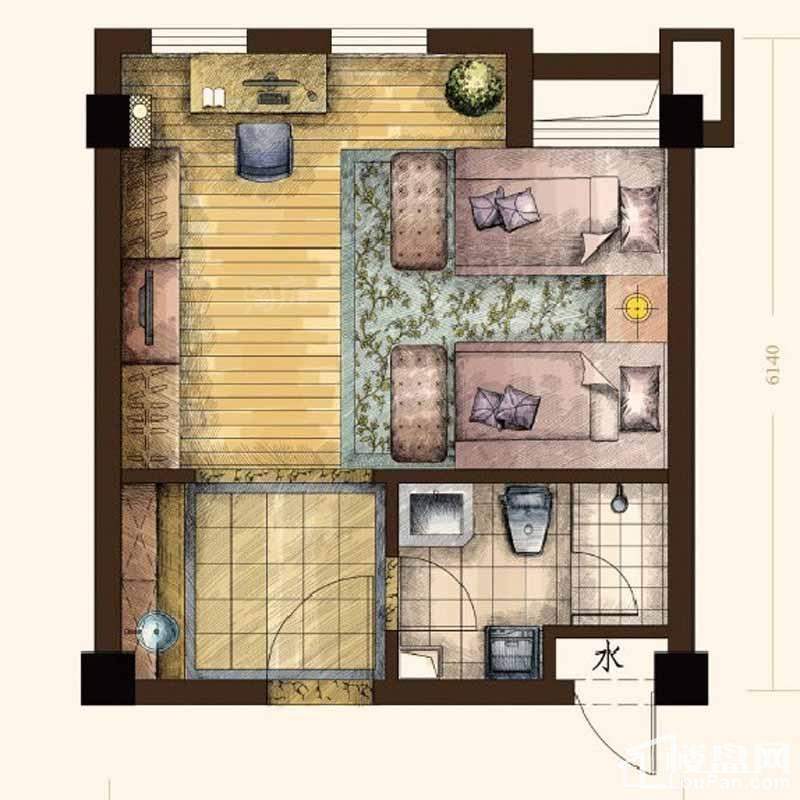 恒元悦居墨香里户型图