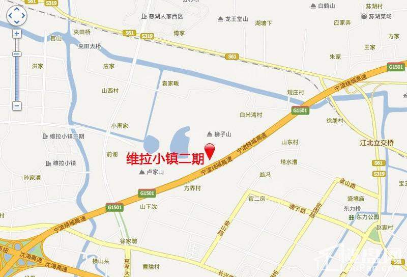 维拉小镇二期位置图