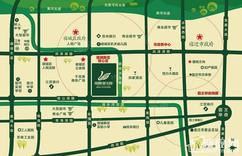 丽景湾华庭位置图