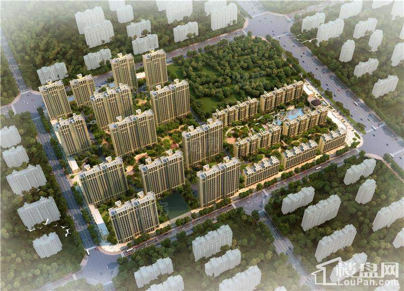 湖海城市花园效果图