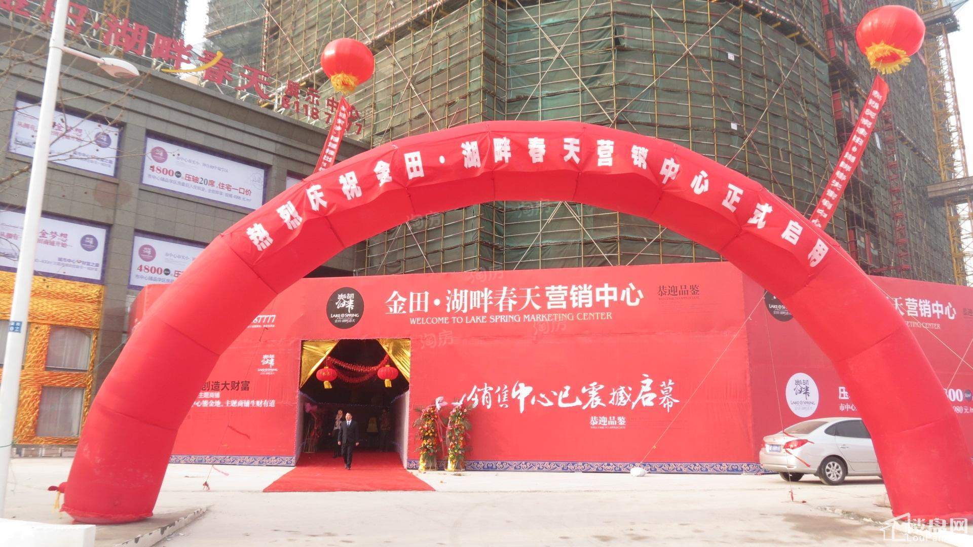 金田·湖畔春天实景图