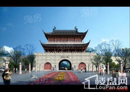 丝路风情街效果图