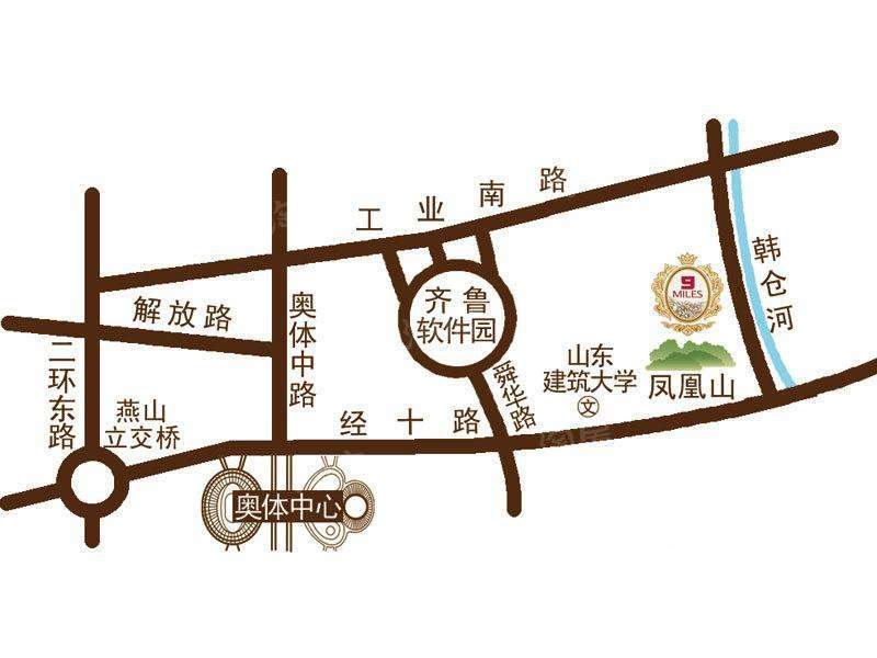 九英里颢苑位置图