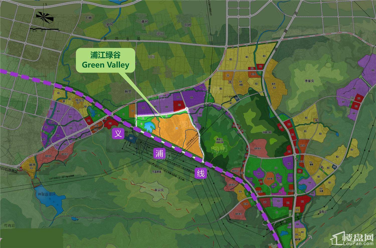 商城·绿谷云溪位置图