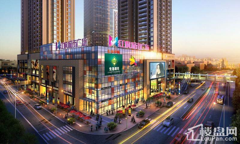 红枫城市广场效果图