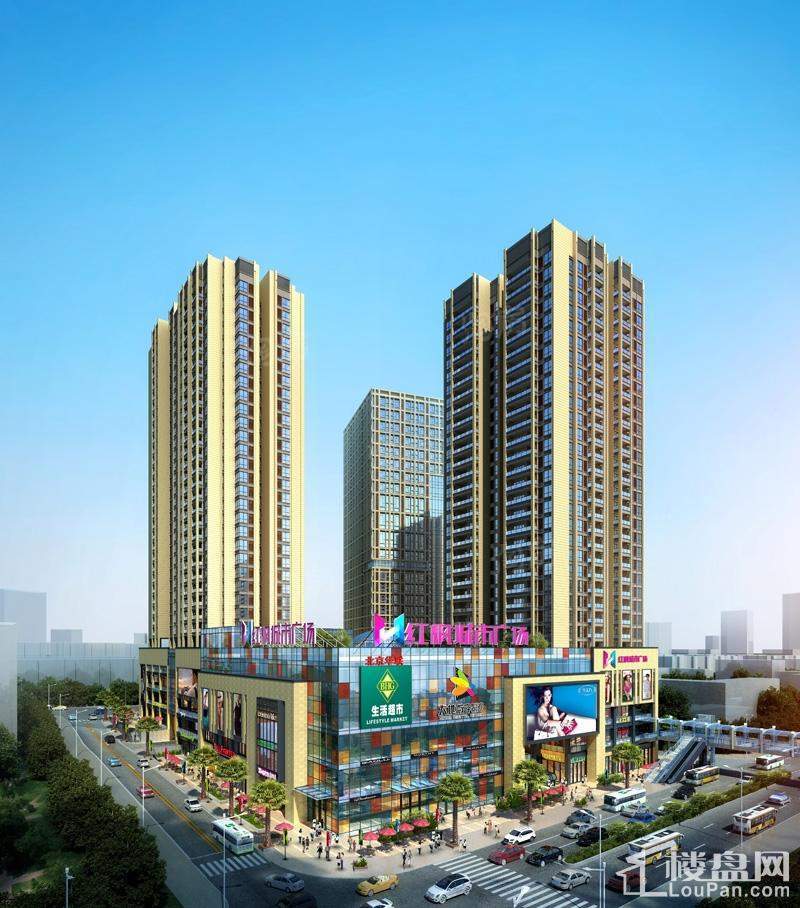 红枫城市广场效果图