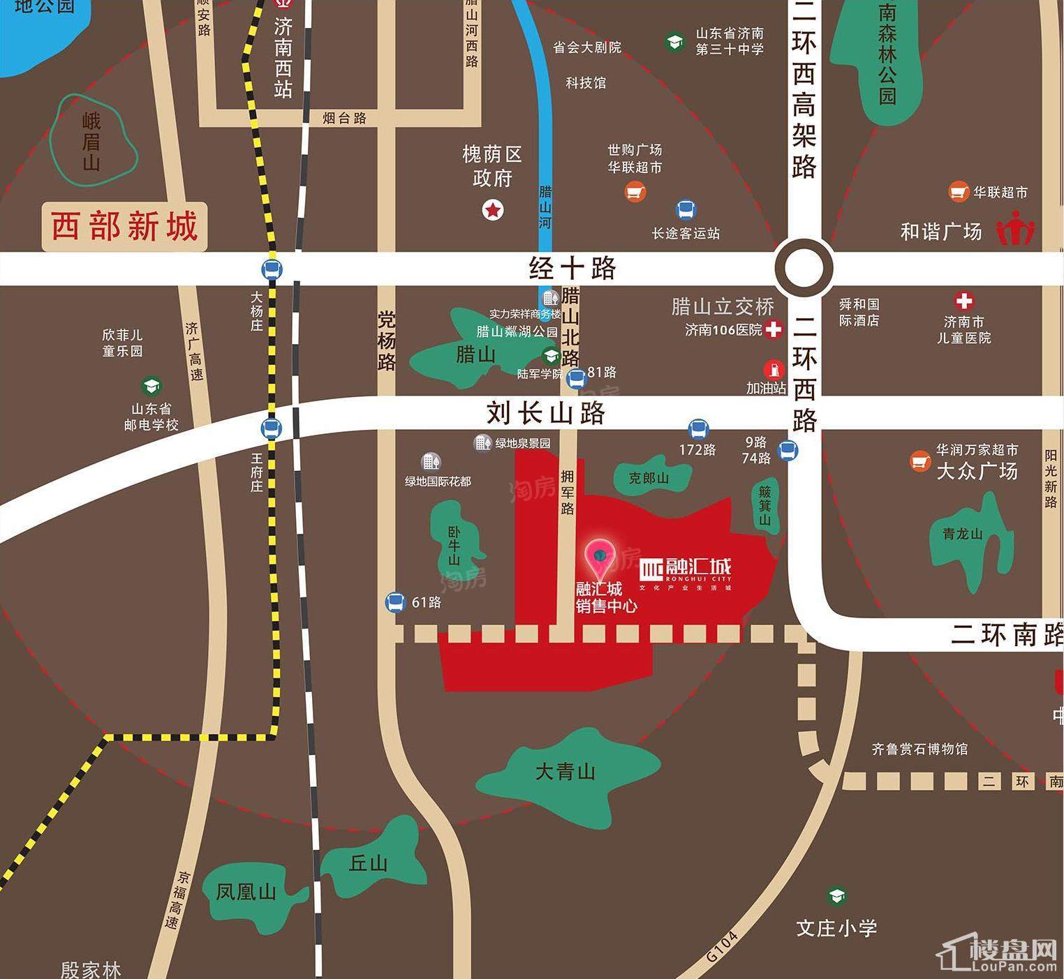 融汇城锦绣里位置图