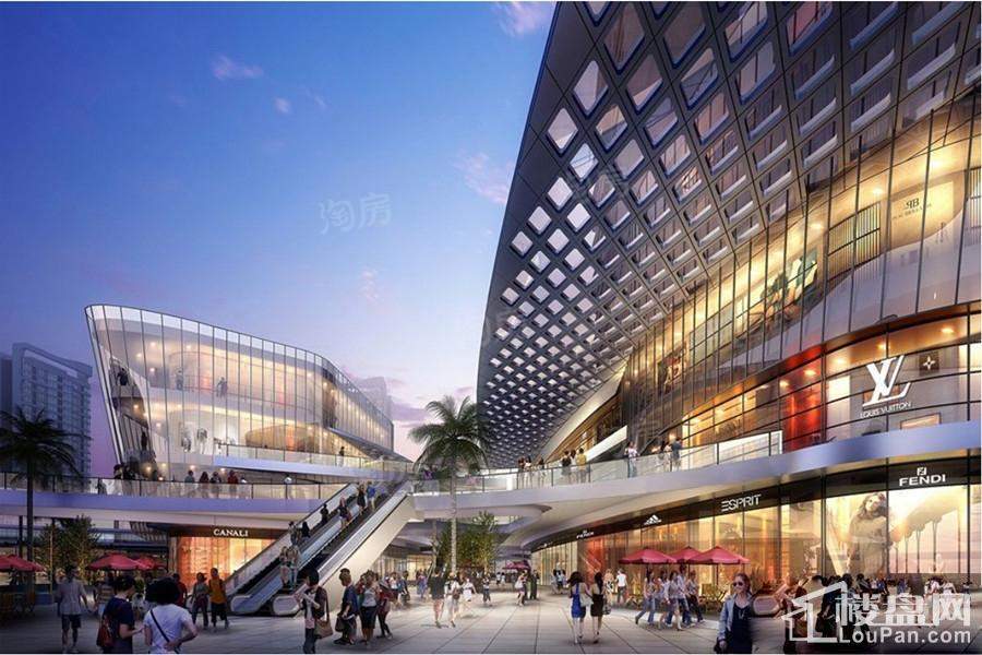 中铁·摩都娱购公园效果图