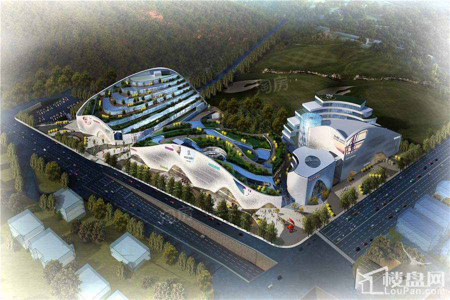 中铁·摩都娱购公园效果图