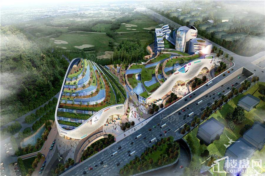 中铁·摩都娱购公园效果图