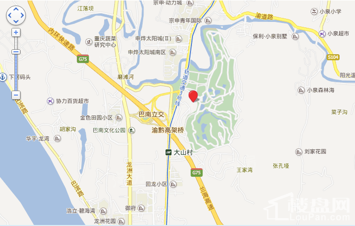 远洋原香位置图