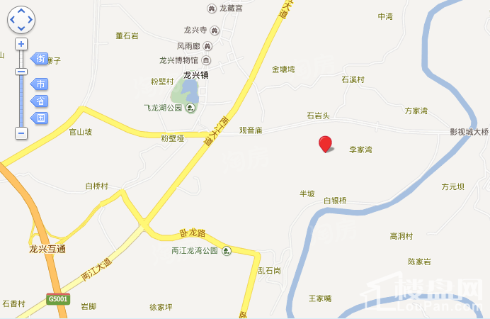 绿城两江御园位置图
